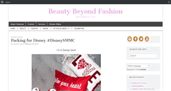 Desktop Screenshot of beautybeyondfashion.com